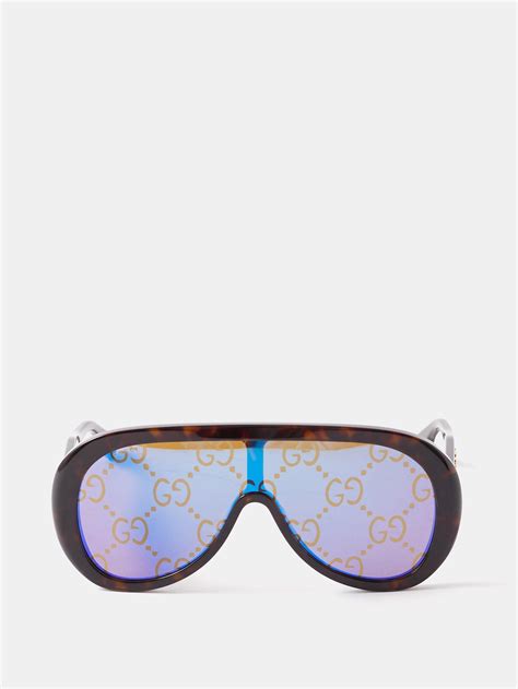 gucci men's brow bar aviator sunglasses|gucci oversized acetate aviator sunglasses.